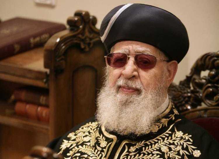 מרן הגר"ע יוסף זצוק"ל